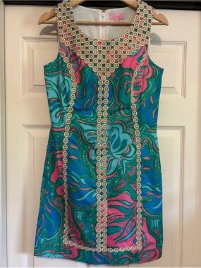 Lilly Pulitzer Mcfarlane Shift Dress in Multi Lounge